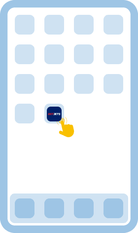 Launch the app and tap the Login button