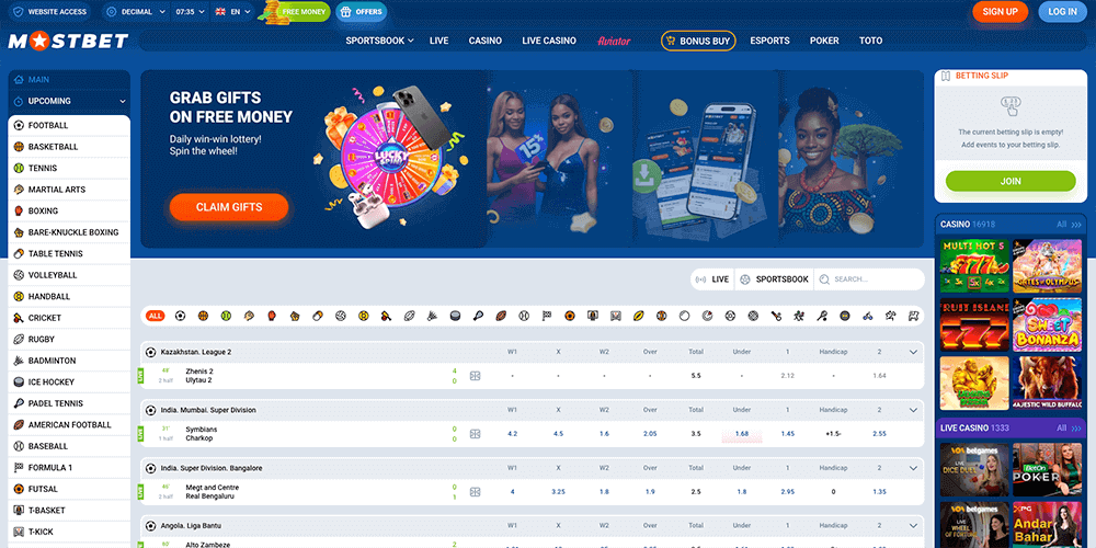 Mostbet General Info