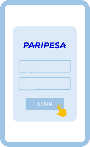 Input your registered Botswana phone number and password