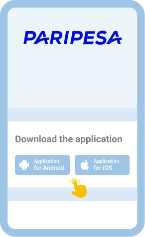 Download and install the official Paripesa app