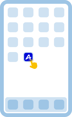 Launch the app and tap the Login button