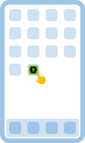 Launch the app and tap the Login button