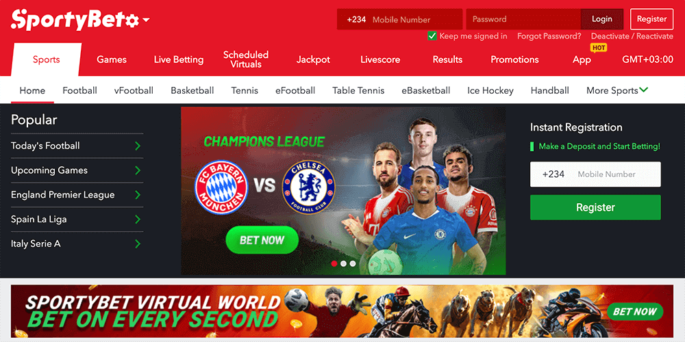 SportyBet General Info