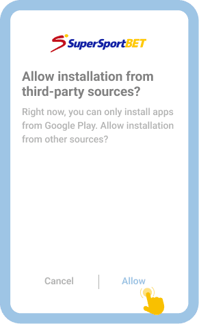 Enable unknown sources