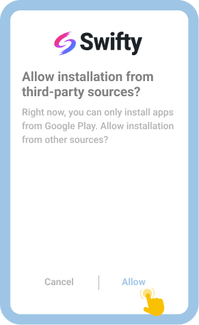 Allow unknown sources