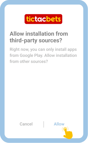 Enable unknown sources