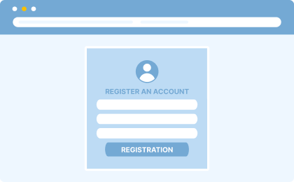 Step 2 - Creating an account at sportsbook
